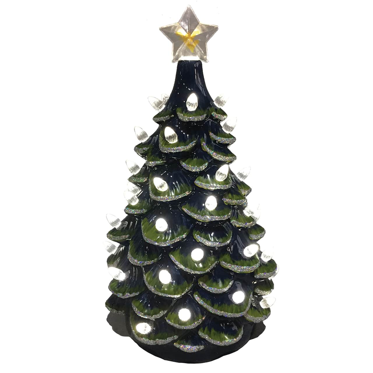 Santa's Workshop 14" NCAA College Team Ceramic LED Christmas Tree